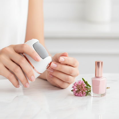 SilkGrind Pro™ 2-in-1 – Electric Foot & Nail Buffer